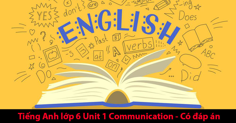 Tiếng Anh lớp 6 Unit 1 Communication - Có đáp án