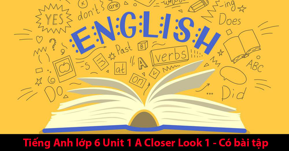 Tiếng Anh lớp 6 Unit 1 A Closer Look 1 - Có bài tập