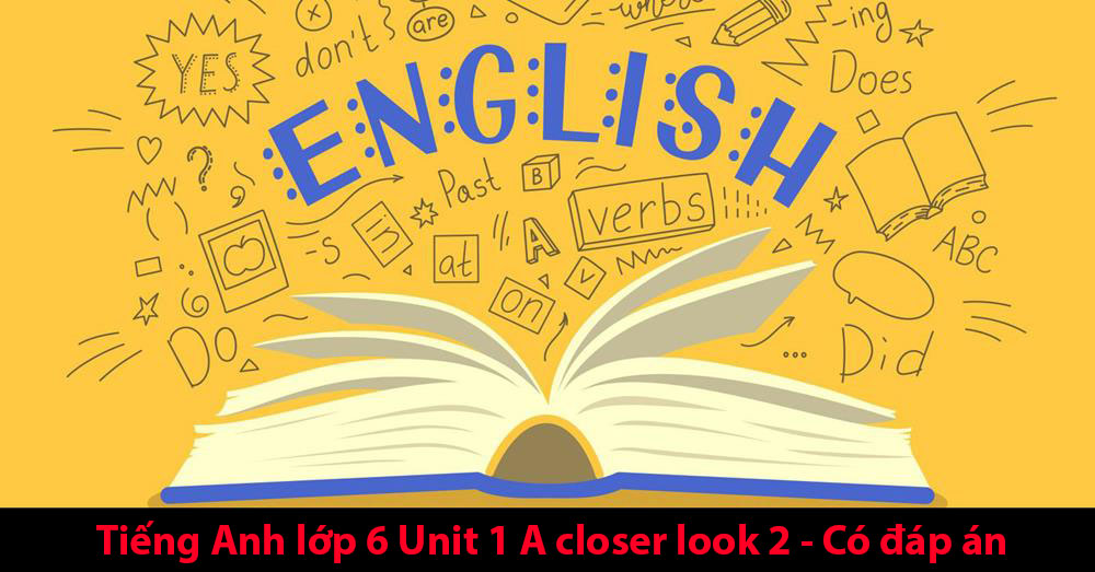 Tiếng Anh lớp 6 Unit 1 A closer look 2 - Có đáp án