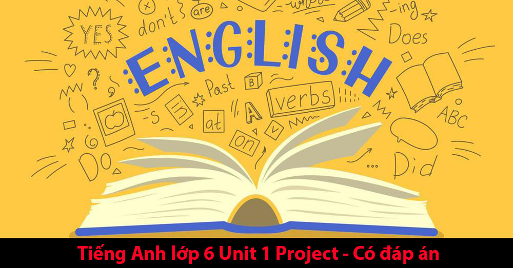 Tiếng Anh lớp 6 Unit 1 Project - Có đáp án